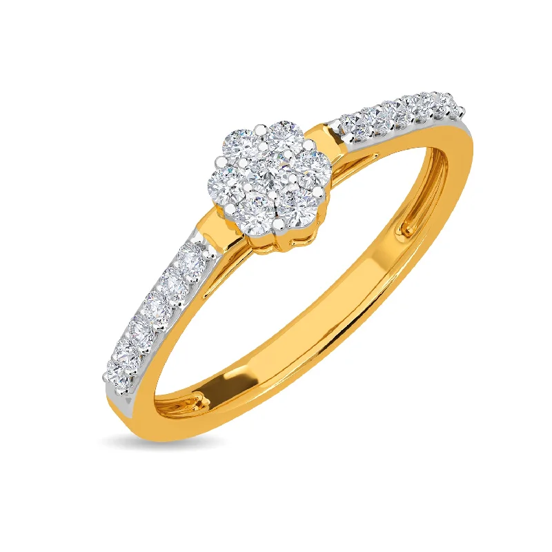 Classic Gold Wedding Rings-Rida Ring