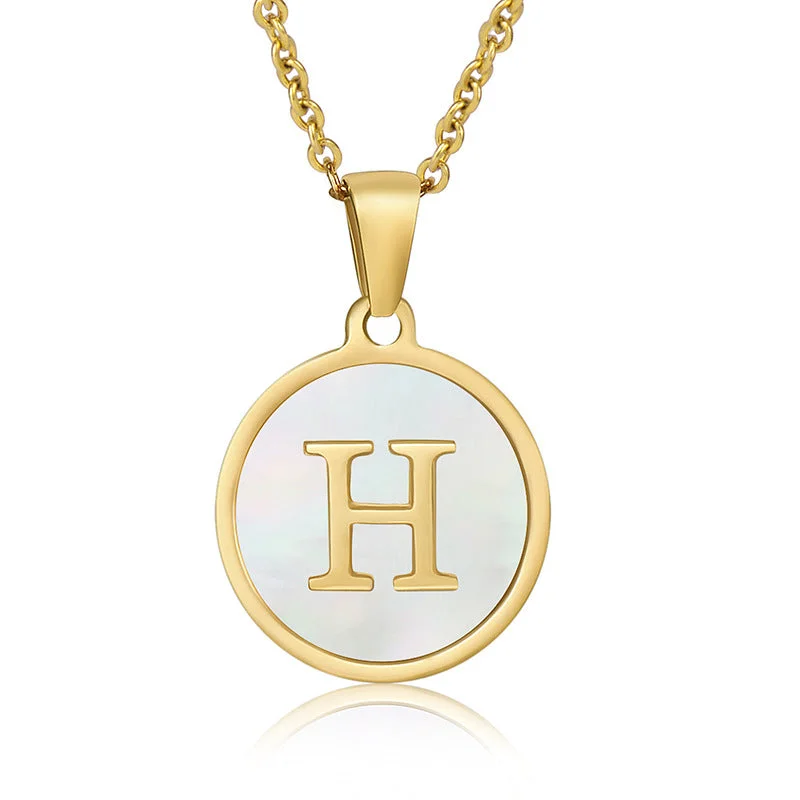 White Shell H (Including Chain)