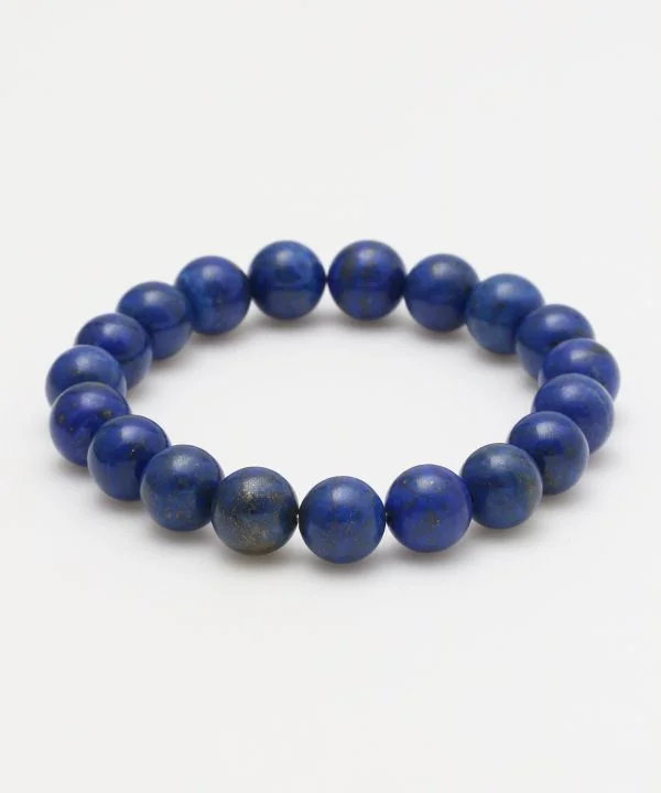 Friendship Bracelets with Words-10mm Lapis Lazuli Beaded Bracelet