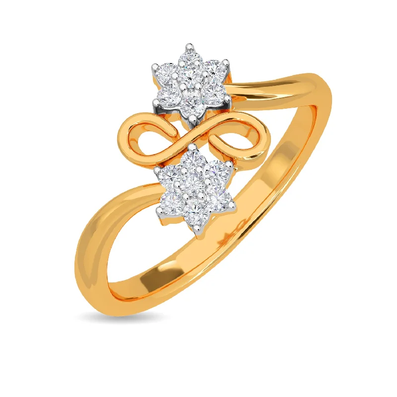 Fashionable Wedding Rings-Aveline Ring