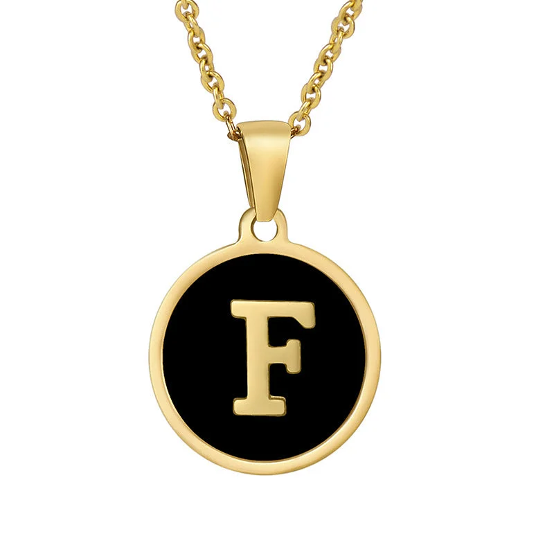 Black F (Including Chain)