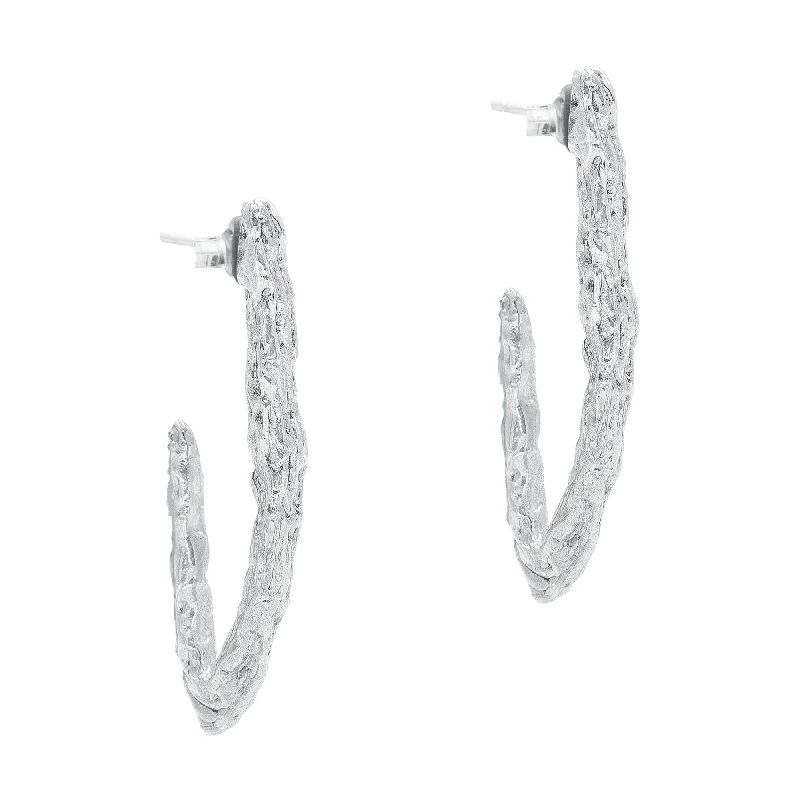 Silver Drop Earrings for Women-The Iro Silver Earrings