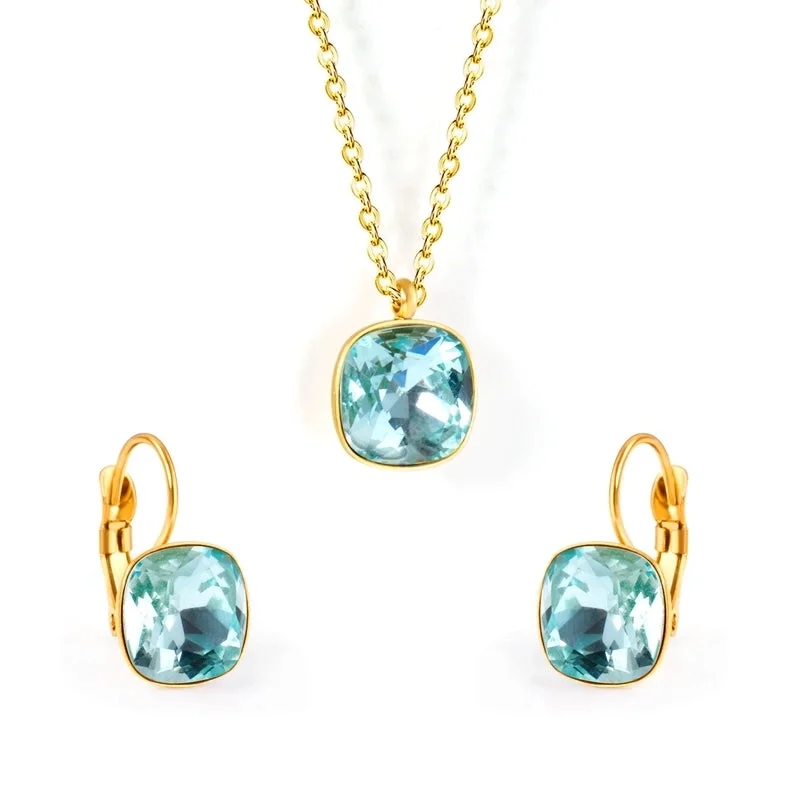 Gold-Lake Blue Crystal