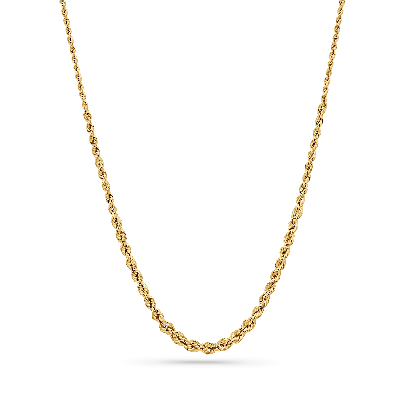 Modern Necklaces-Graduated Rope Chain Necklace