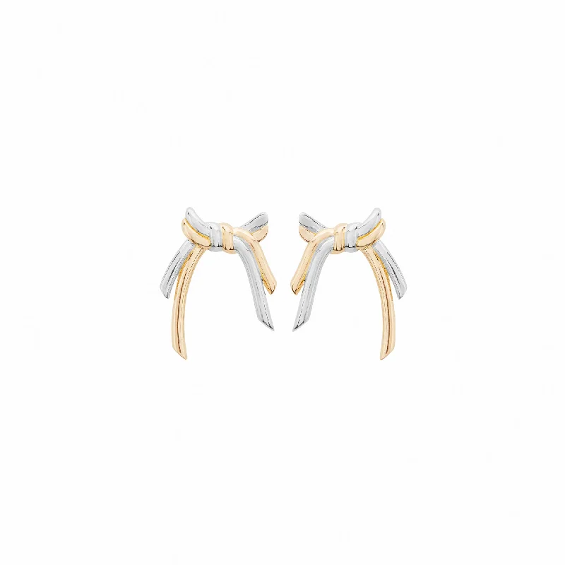 Simple Drop Stud Earrings-Venus Gold Plated Earrings