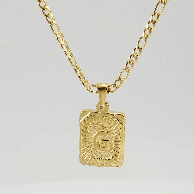 Gold G (Including Chain)