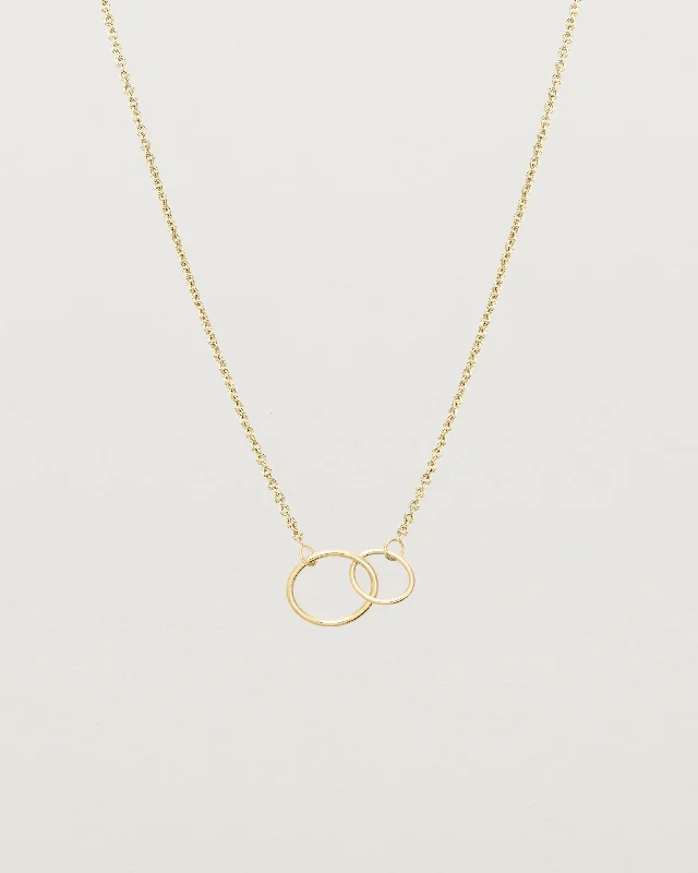 Heart Pendant Necklaces-Loop Through Oval Necklace